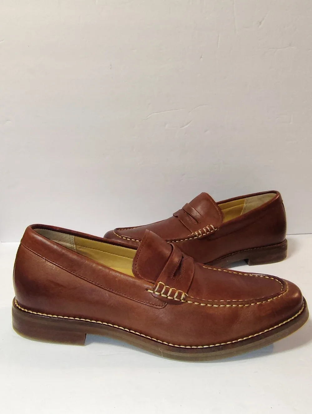 Sperry GOLD CUP Exeter Men's Penny Loafer Moccasin Dress-Casual Shoes Tan 7.5